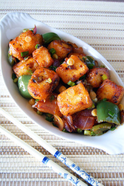 Pan Fried Chilli Paneer Dry