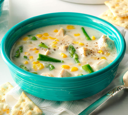 Thick Chicken Asparagus Soup