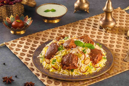 Dum Gosht Bahaar (Biryani Z 50% Dodatkową Baraniną, 1-2 Porcje)