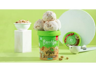 Lody Wegańskie Solone Masło Orzechowe -450Ml