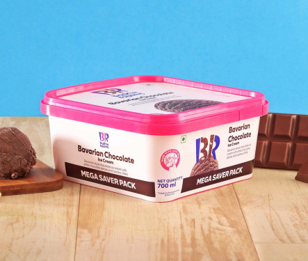 Bavarian Chocolate Ice Cream (700 Ml Mega Savor Pack)