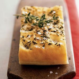 Czosnkowa Focaccia Z Serem Provolone