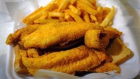 Fresh Whiting Fish (2 Pieces) With Fries