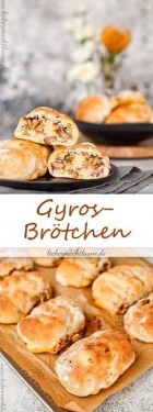 Pizzabrötchen Gyros