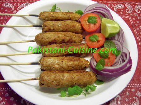 Kurczak Seekh Kabab