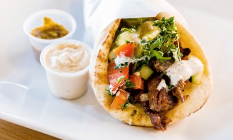 Pieczarki Gyros