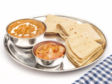 Maah Ki Dal With Rotis Or Rice