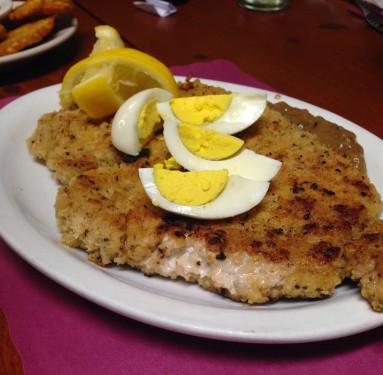 Schweineschnitzel Na Hawajach