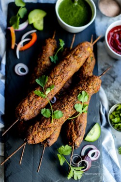 Paneer Seekh Kebab