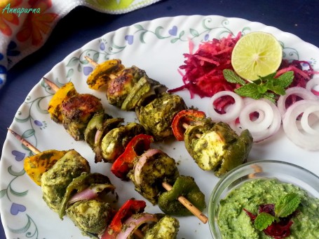 Paneer Pudina Tikka