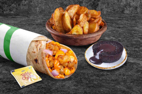 (1 Porcja) Mexicana Salsa Wrap Wedges Choco Lava Meal