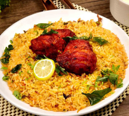 Biryani Rice With Chicken Kebab Combo