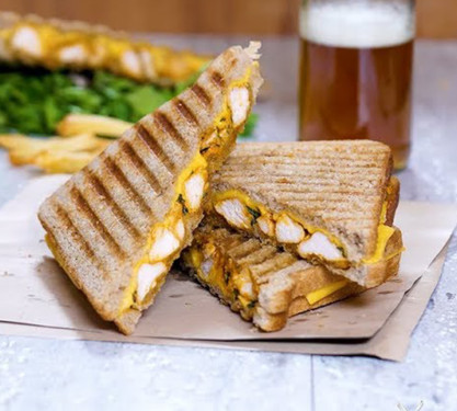 Chicken Tikki Spicy Cheese Sandwich