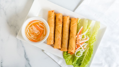 A2. Vietnamese Fried Egg Rolls (4) Chi Gio