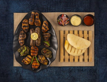 Non-Veg Kebab Platter (16 Pcs)