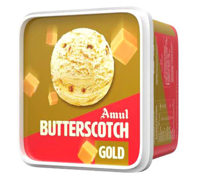 Amul Ic Gold Butterscotch Tub [1 Litre] [Tub]