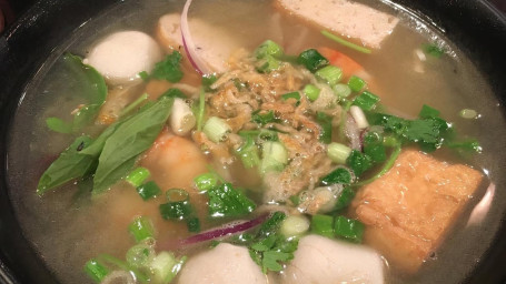 Combination Seafood Noodle Soup Soup