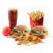 2 Mcspicy Chicken Mcnuggets 20 Szt. Frytek (L) Cola