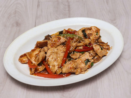 Stir Fried Chicken Cubes