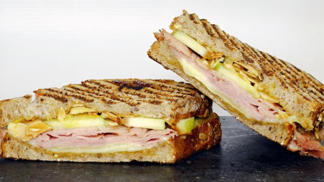 Ham, Cheddar Apple Panini..