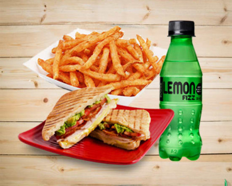 Veg Mayo Grilled Sandwich French Fries Energy Drinks 200Ml