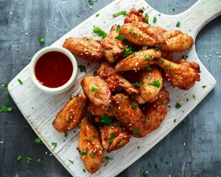 Honey Glazed Chicken Wings [6 Pieces]