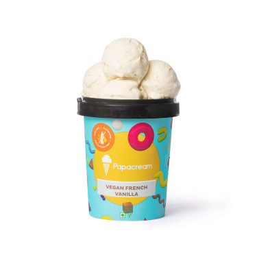 Papacream Vegan French Vanilla (475 Ml)