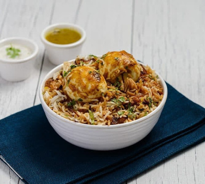 Hyderabadi Egg Biryani (Serves 1-2 Persons)