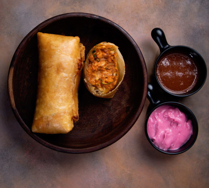 Jerk Spiced Chicken Chimichanga