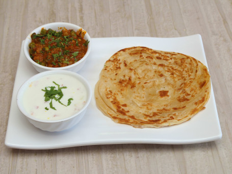 Malabari Parotta With Korma