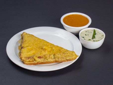 Bread Pakora With Sambar (1 Pc)