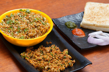 Single Egg Bhurji Oil Single Egg Rice Oil 2 Bread Slice