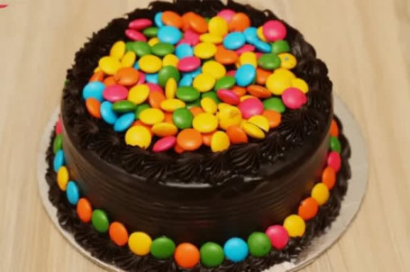 Chocolate Gems Cake[Eggless]