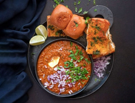 Sauted Veggies Pav Bhaji (Whole Wheat Pav)