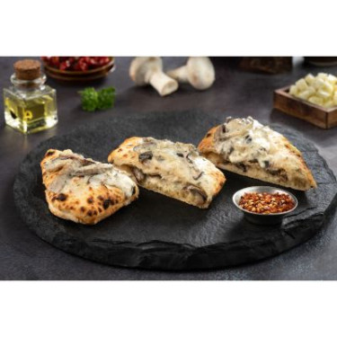 Stuffed Pizza Bread Creamy Mushroom