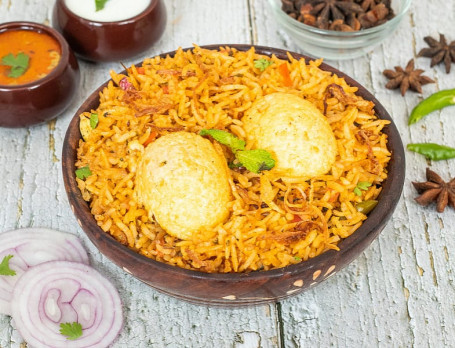 Egg Brown Rice Biryani