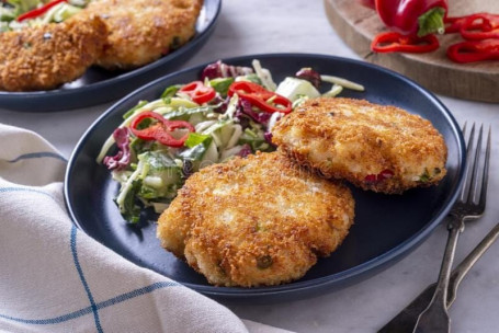 Herb Crusted Fish With Tartar Sauce