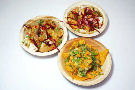 Dry Fruit Makhana Chaat Nachos Chaat Suji Golgappa