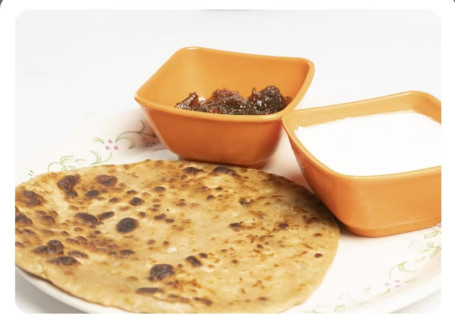 Mixed Parantha With Curd