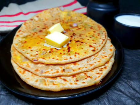 Home Made Aloo Pyaz Paratha