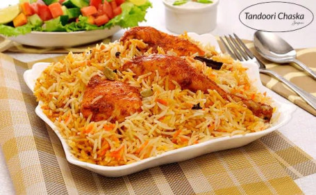 Dum Chicken Biryani 2 Pcs With Bone 800 Gms