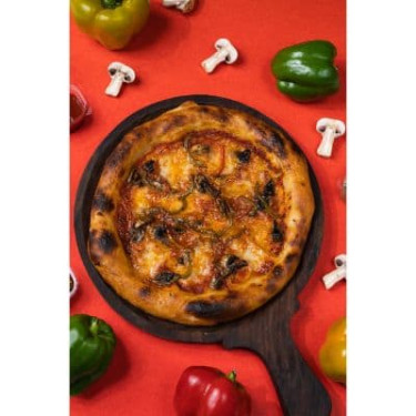 Bell Peppers Mushroom Pizza