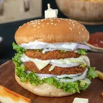 Double Aloo Tikki Mayo Burger