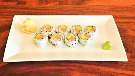 Salmon Avocado Roll Raw