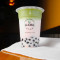 Rose Matcha Latte With Boba