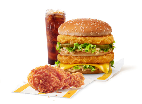 Chicken Big Mac Mcspicy Fried Chicken 1 Pc Coke