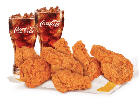 Mcspicy Chicken Wings- 8 Pc 2 Coke