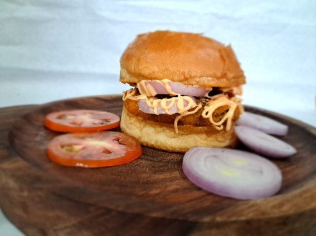 Crispy Veg Patty Burger (Shakal Burger)