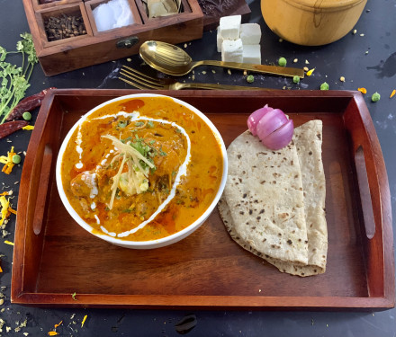 Butter Chicken (1 Pc) 2 Tawa Roti