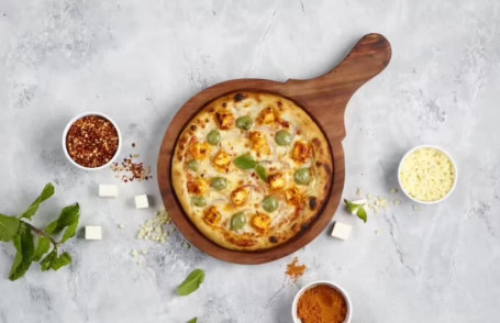 Paneer Tikka Pizza (8 Inch) (Serves 2)